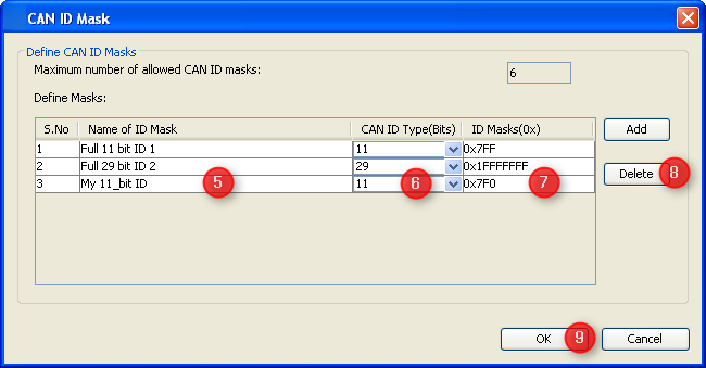 CAN ID Mask new ID added