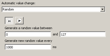 The variable simulation random value generator
