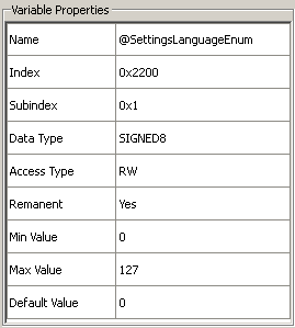 Variable Simulation - variable properties