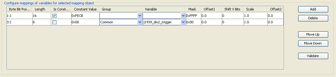 Mapped variables in DM2 request PGN